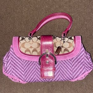 limited edition vintage coach purse